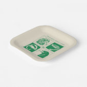 HOGWARTS™ House Animals Grid Pappteller (Gewinkelt)