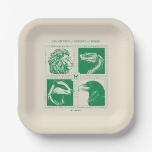 HOGWARTS™ House Animals Grid Pappteller