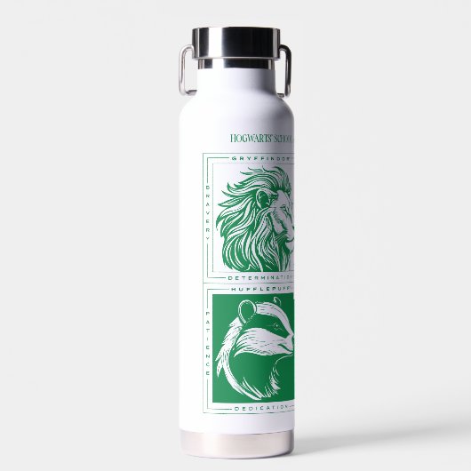 HOGWARTS™ House Animals Grid Trinkflasche (Vorne)