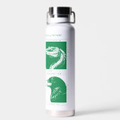 HOGWARTS™ House Animals Grid Trinkflasche (Rückseite)