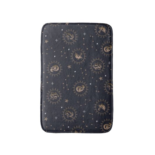 Hogwarts House Wappen Constellation Pattern Badematte (Vorderseite Vertikal)