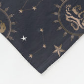 Hogwarts House Wappen Constellation Pattern Fleecedecke (Ecke)