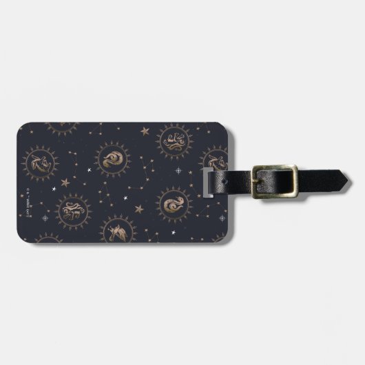 Hogwarts House Wappen Constellation Pattern Gepäckanhänger (Vorderseite horizontal)