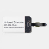 Hogwarts House Wappen Constellation Pattern Gepäckanhänger (Rückseite horizontal)