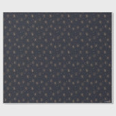 Hogwarts House Wappen Constellation Pattern Geschenkpapier (Flach)