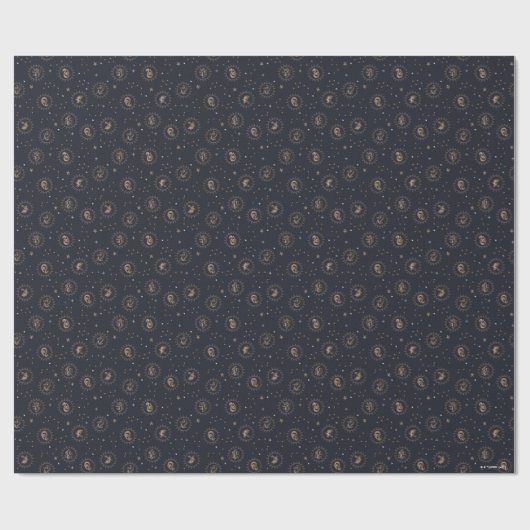 Hogwarts House Wappen Constellation Pattern Geschenkpapier (Flach)