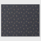 Hogwarts House Wappen Constellation Pattern Geschenkpapier (Flach)