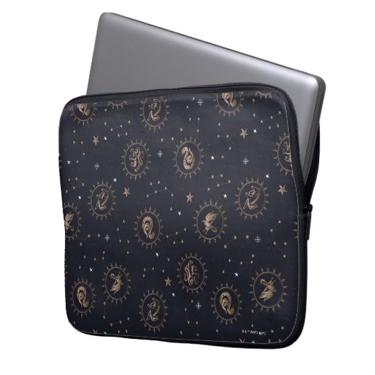 Hogwarts House Wappen Constellation Pattern Laptopschutzhülle (Vorderseite Links)