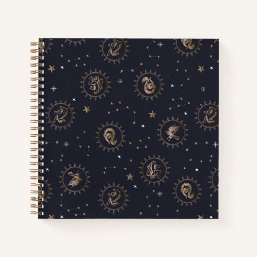 Hogwarts House Wappen Constellation Pattern Notizblock (Vorderseite)