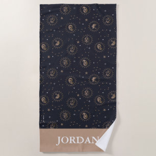 Hogwarts House Wappen Constellation Pattern Strandtuch