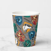 HOGWARTS™ Houses Crosshatched Pattern Pappbecher (Rückseite)