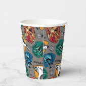 HOGWARTS™ Houses Crosshatched Pattern Pappbecher (Rechts)