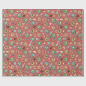 HOGWARTS™ Houses Holiday Cookies Muster Geschenkpapier (Flach)