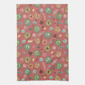 HOGWARTS™ Houses Holiday Cookies Muster Geschirrtuch (Vertikal)