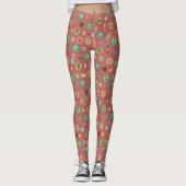HOGWARTS™ Houses Holiday Cookies Muster Leggings (Vorderseite)