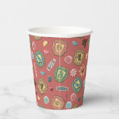 HOGWARTS™ Houses Holiday Cookies Muster Pappbecher (Rechts)