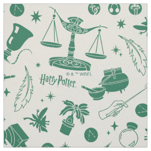 HOGWARTS™ Klassenclub-Muster Stoff