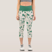 HOGWARTS™ Klassenmuster Capri Leggings (Vorderseite)