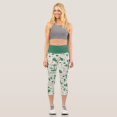 HOGWARTS™ Klassenmuster Capri Leggings (Vorderseite)