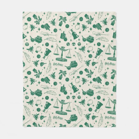 HOGWARTS™ Klassenmuster Fleecedecke (Vorderseite)