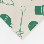 HOGWARTS™ Klassenmuster Fleecedecke (Ecke)