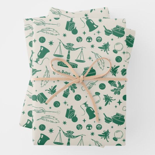 HOGWARTS™ Klassenmuster Geschenkpapier Set (Beispiel)