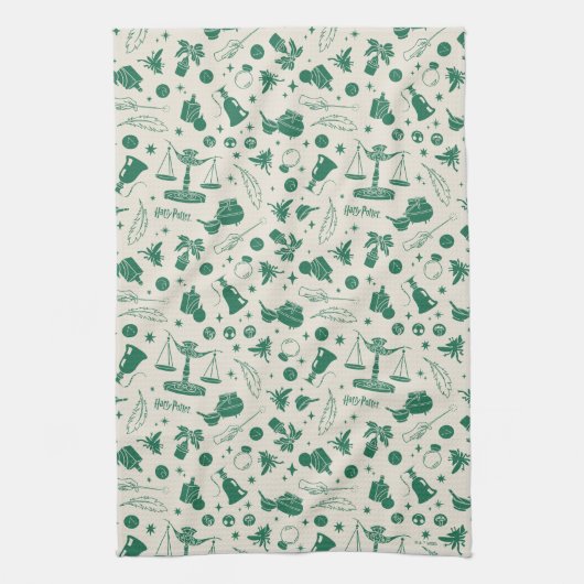 HOGWARTS™ Klassenmuster Geschirrtuch (Vertikal)