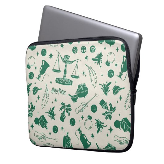 HOGWARTS™ Klassenmuster Laptopschutzhülle (Vorderseite Links)