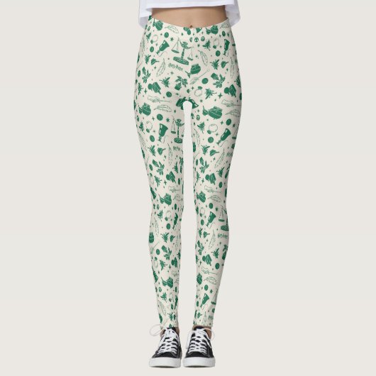 HOGWARTS™ Klassenmuster Leggings (Vorderseite)