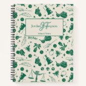 HOGWARTS™ Klassenmuster Notizblock (Vorderseite)