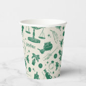 HOGWARTS™ Klassenmuster Pappbecher (Rechts)