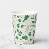 HOGWARTS™ Klassenmuster Pappbecher (Vorderseite)