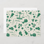 HOGWARTS™ Klassenmuster Postkarte (Vorne/Hinten)