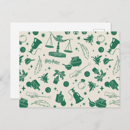 HOGWARTS™ Klassenmuster Postkarte (Vorne/Hinten)