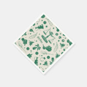 HOGWARTS™ Klassenmuster Serviette (Ecke)