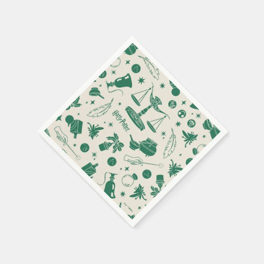 HOGWARTS™ Klassenmuster Serviette (Ecke)