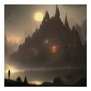 Hogwarts-Leinwand inspiriert Poster