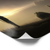 Hogwarts-Leinwand inspiriert Poster (Ecke)