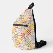 HOGWARTS™ QUIDDITCH™ Team Checker Muster Crossbody Bag (Rechte Ecke)