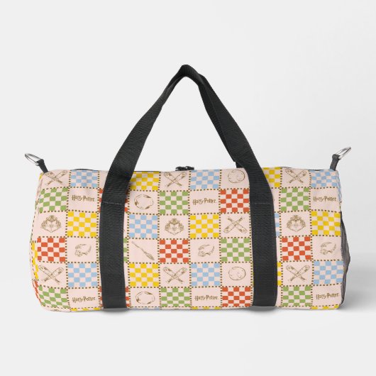 HOGWARTS™ QUIDDITCH™ Team Checker Muster Duffle Bag (Vorderseite)