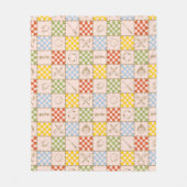 HOGWARTS™ QUIDDITCH™ Team Checker Muster Fleecedecke (Vorderseite)
