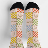 HOGWARTS™ QUIDDITCH™ Team Checker Muster Socken (Oben)
