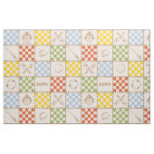 HOGWARTS™ QUIDDITCH™ Team Checker Muster Stoff (Fat Quarter (45,7 x 55,9 cm))
