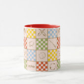 HOGWARTS™ QUIDDITCH™ Team Checker Muster Tasse (Zentrum)