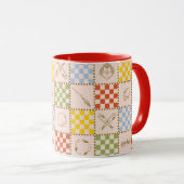 HOGWARTS™ QUIDDITCH™ Team Checker Muster Tasse (VorderseiteRechts)