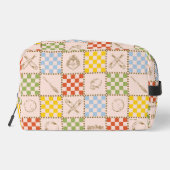 HOGWARTS™ QUIDDITCH™ Team Checker Muster Waschbeutel (Rückseite)