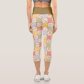 HOGWARTS™ QUIDDITCH™ Team Checker Pattern Capri Leggings (Rückseite)