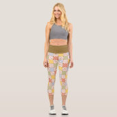 HOGWARTS™ QUIDDITCH™ Team Checker Pattern Capri Leggings (Vorderseite)