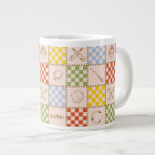 HOGWARTS™ QUIDDITCH™ Team Checker Pattern Jumbo-Tasse (Vorderseite Rechts)