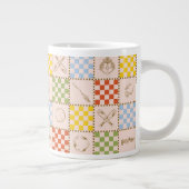 HOGWARTS™ QUIDDITCH™ Team Checker Pattern Jumbo-Tasse (Rechts)